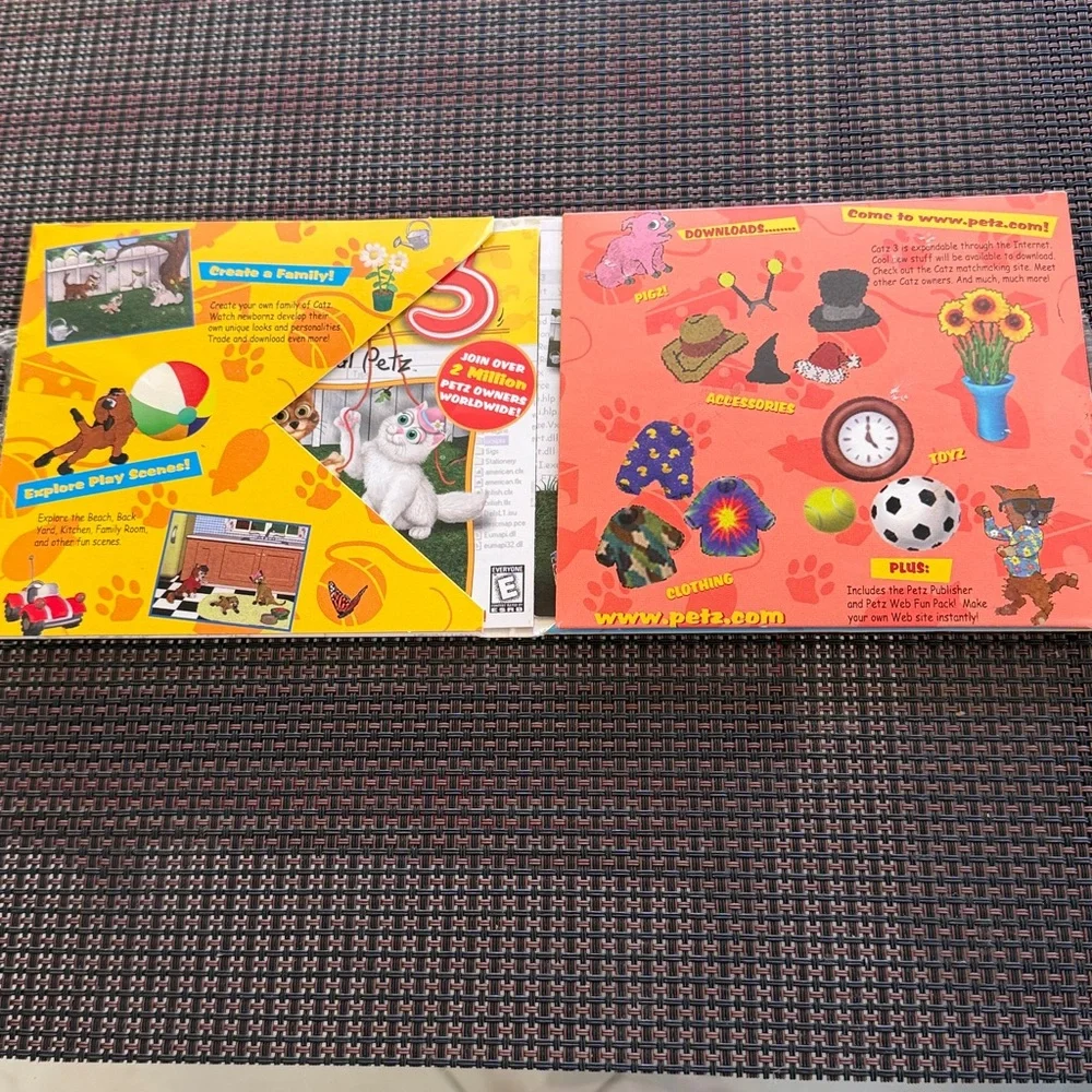 1998 Catz3, The Learning Company, CD ROM , Virtual Pets